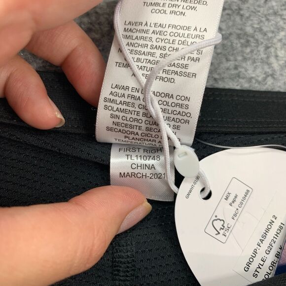 Greg Norman Skort Womens S Small Black Faux Wrap Built In Short Elastic Waist - Picture 8 of 15